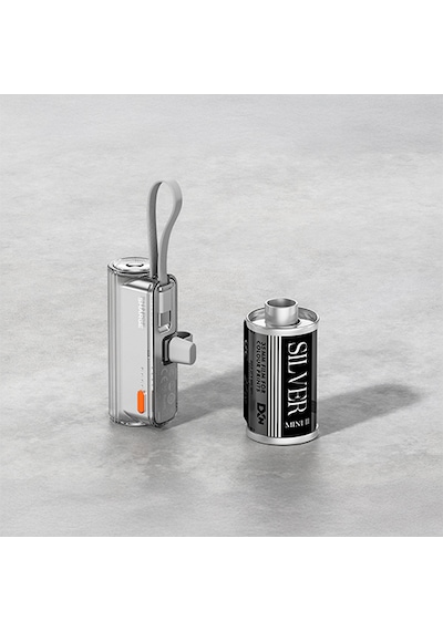Sharge Flow Mini - Kompakt Ve Hızlı Taşınabilir Powerbank - Gümüş