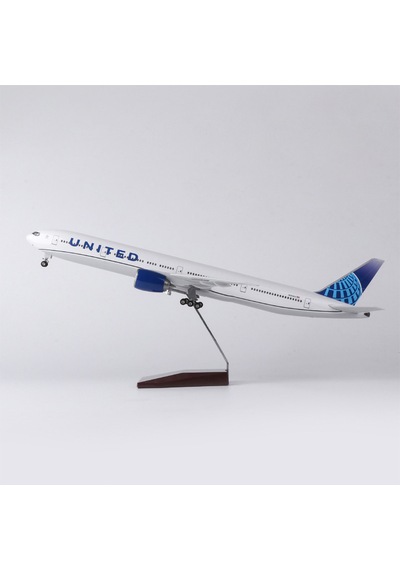 United Air B777 Yolcu Uçağı Model Uçak 1/157 Ölçek 47cm