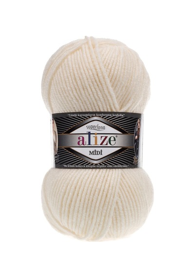 Alize Süperlana Midi 62 Krem 5 Adet
