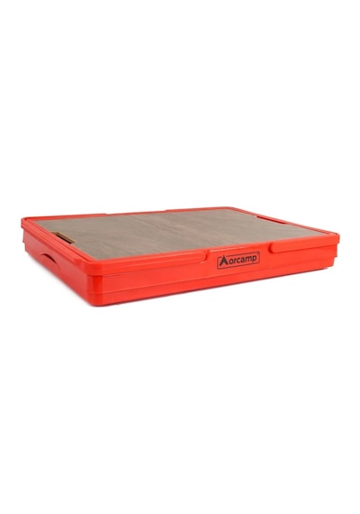 Orcamp Porto Katlanır Piknik Sepeti 50lt Kırmızı