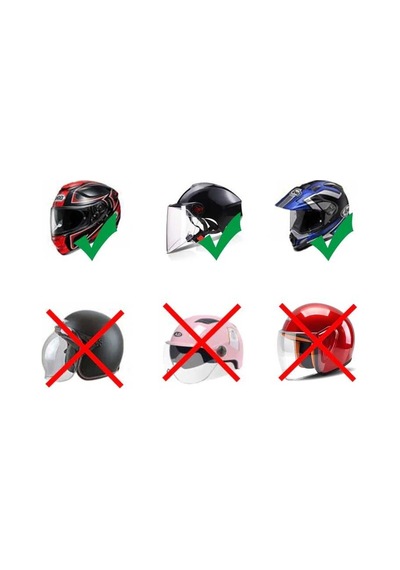 Kask Yağmur Kaydırıcı - Anti-sis Hidrofobik Film.