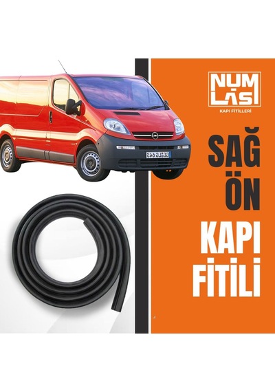 Opel Vivaro Panelvan 2003-2013 Sağ Ön Kapı Fitili-a Kalite-numlas-nm4590