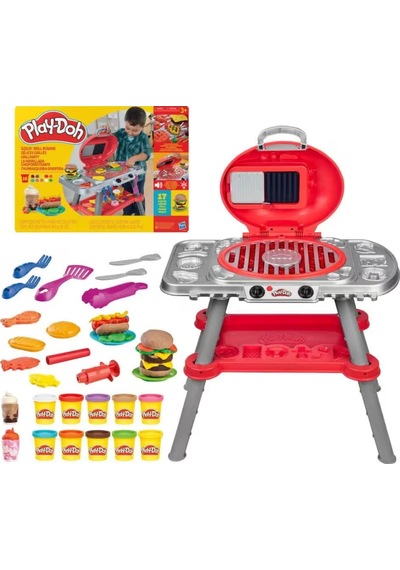 Play Doh Işıklı Ve Sesli Sizzlin Izgara Oyun Seti G0500 Çok  Renkli
