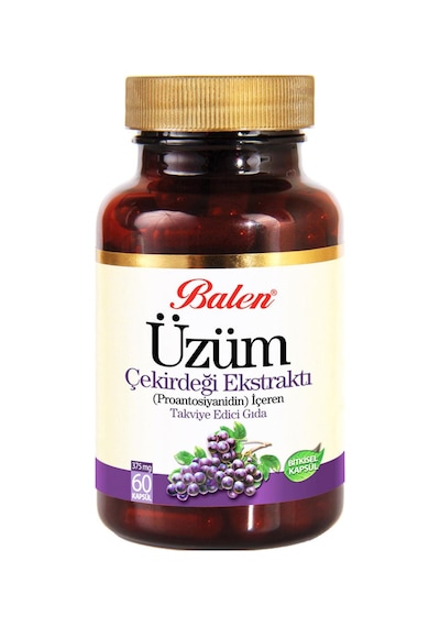 Balen Üzüm Çekirdeği Yaban Mersini Reishi Ganoderma