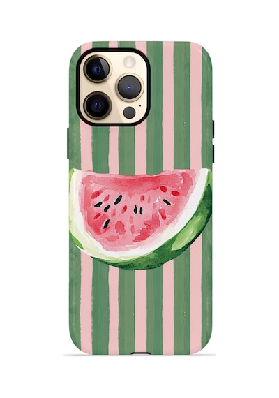 Apple iPhone Uyumlu 12 Pro Max Vorian Çift Katmanlı Kılıf Watermelon Postcard