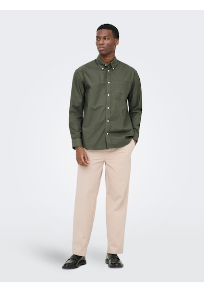 Only & Sons Sinus Tapered Erkek Bej Pantolon 22037322-slg Krem