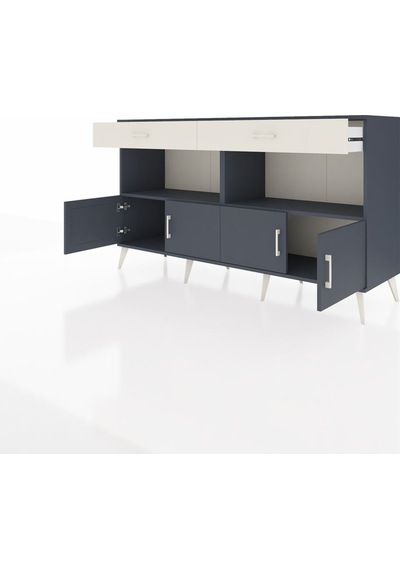 Hyperion Konsol 2 Raflı 2 Çekmeceli 4 Kapaklı 176x44x99 Antrasit- Antrasit-antrasit/aytaşı Hyperion Konsol 2 Raflı 2 Çekmeceli 4 Kapaklı 176x44x99 Antrasit- Antrasit-antrasit/aytaşı