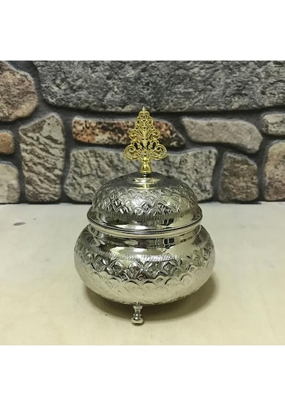 El İşlemesi Bakır Şekerlik Gümüş