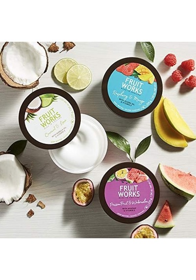 Fruit Works Sg Coconut & Lime Duş Jeli 500ml Açık Mavi