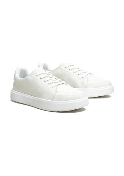 Timberland Emerson Street Low Lace U Beyaz Kadın Sneaker 000000000102232651 Krem