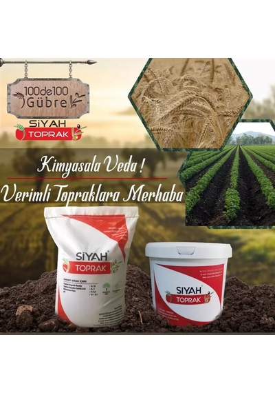 Siyah Toprak Düzenleyici Orgomineral Gübre 20 KG Çuval