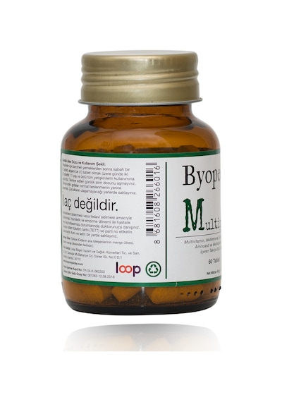 Byopecia Multiplex Saç Dökülmesi - Tırnaklar -  60 Tablet