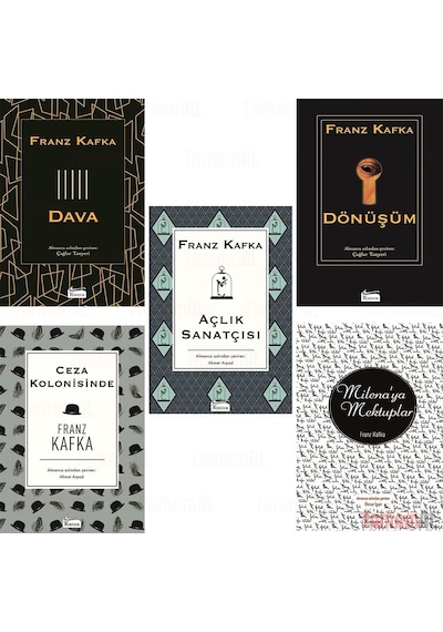 Franz Kafka Dönüşüm Dava Açlık Sanatçısı Ceza Kol. 5 Bez Ciltli