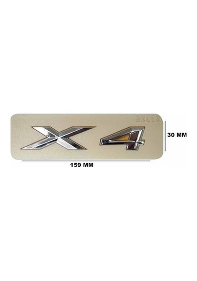 Bmw X4 F26 G02 Krom Bagaj Yazısı Logo 51147339428