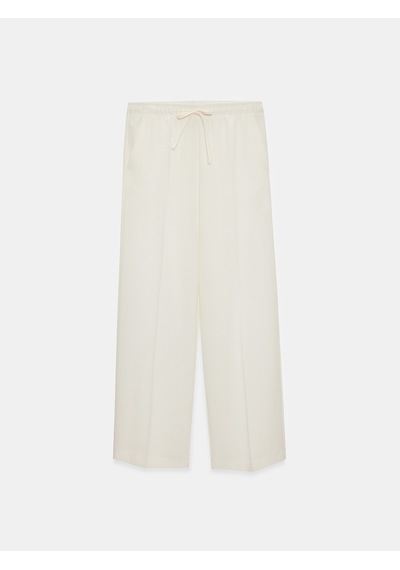 Dilvin 72256 Beli Lastikli Pantolon-ekru Ekru