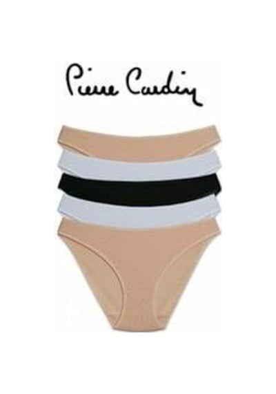 Pierre Cardin PIERRE CARDIN 2057 KADIN HIGH LEG BRIEF YÜKSEK BEL SLİP KÜLOT 5 Lİ PAKET EKONOMİK Asorti