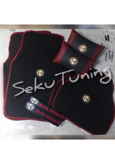 Alfa Romeo Halı Paspas,Deri Yastık Ve Kemer Pedi Set