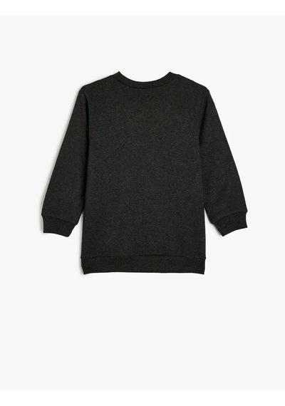 Koton Erkek Çocuk Sweatshirt Antrasit 5wkb10120tk 25ky59000170 Y5903 Antrasit