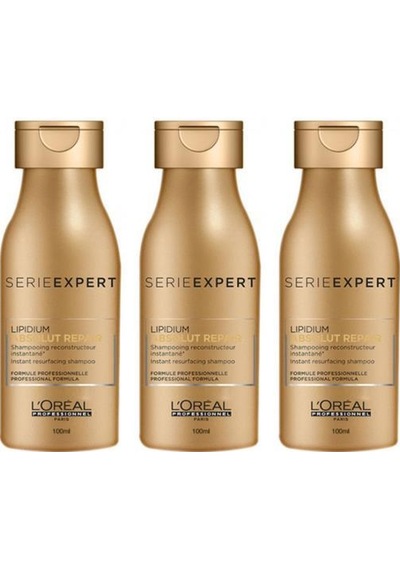 Loreal Absolut Repair Lipidium Şampuan 100 Ml 3 Adet