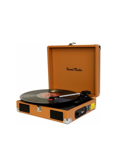 Record Master Rm-311 Kahverengi Renkli Pikap - Tüm Plaklar İle Uy