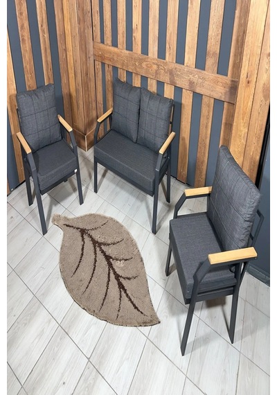 Ard & Garden 211 Antrasit Fermuarlı Balkon Bahçe Takımı, Cafe, Salon - Metal Kanepe Koltuk Takım Antrasit Ard & Garden 211 Antrasit Fermuarlı Balkon Bahçe Takımı, Cafe, Salon - Metal Kanepe Koltuk Takım Antrasit