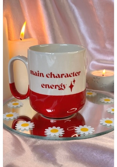 Main Character Energy Kupa Çok Renkli