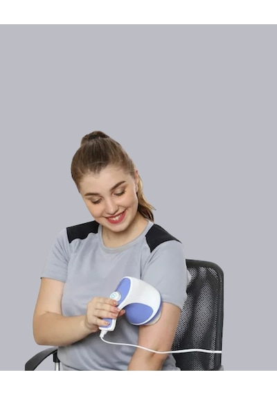 Elektrikli Masaj Aleti 5 Başlıklı Güçlü Titreşimli Selülit Karşıtı Vücut Masaj Cihazı Çok Renkli