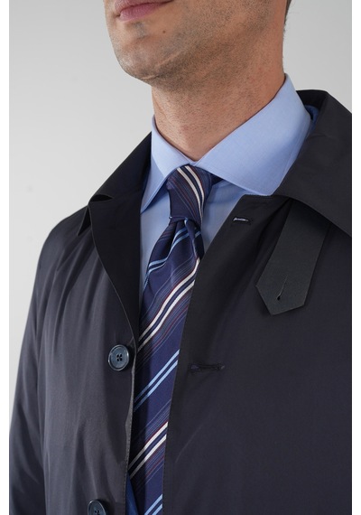 Bisse Lacivert Regular Fit Pardösü Trençkot Pardesü Trcn25y25001 D39