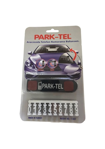Park Tel - Aracınızda Telefon Numaranız Gözüksün