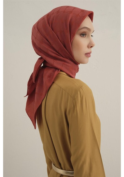 Armine Lyocell Eşarp 4 Kırmızı