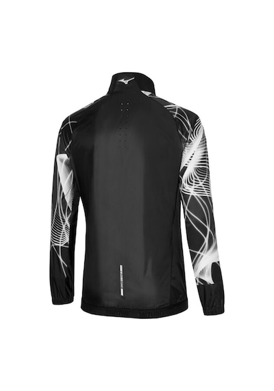Mizuno Mızuno Aero Jacket Kadın Yağmurluk Siyah