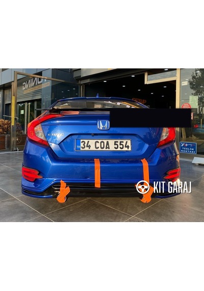 Kit Garaj Honda Civic Fc5 Turbo Arka Tampon Ek Arka Ek 2016-2021 Boyasız