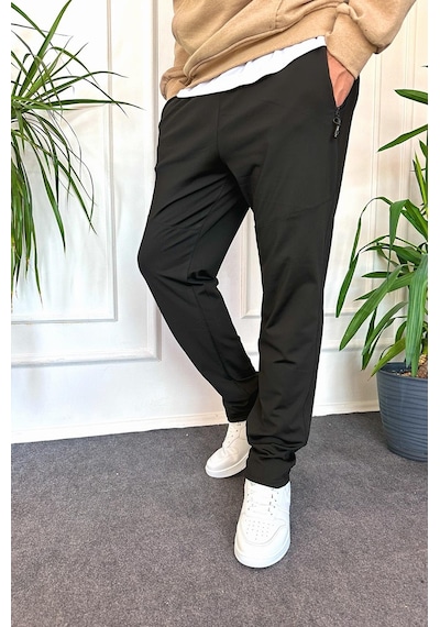 Oksit Fico Dalgıç Scuba Kumaş Slim Fit Dikiş Detaylı Düz Paça Eşofman Altı 001
