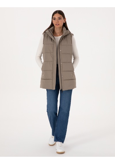 Pierre Cardin Kadın Vizon Mont Yelek 50309044-vr052 Vizon