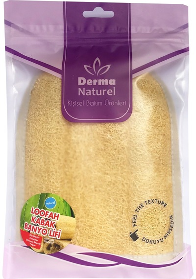Derma Naturel Loofah Kabak Havlu Banyo Eldiveni 5 Li Set