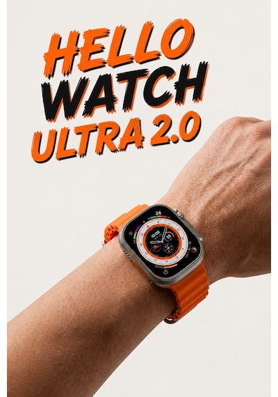 Hello Watch Ultra 2.0 49 MM Akıllı Saat (İthalatçı Garantili)
