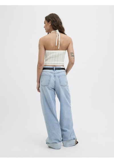Jack & Jones Kadın Boyundan Baglamali Bluz - Zoella - 12275501 Vanilla Ice