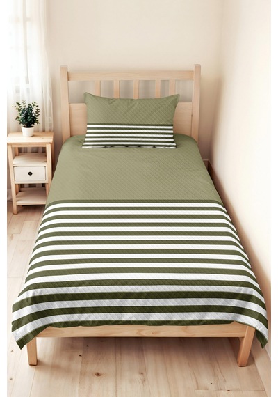 Çizgili Yeşil Bohem Tek Kişilik Pike Takımı - Beyaz Haki Geometrik 160x220 Cm Mevsimlik Yatak Örtüsü Ahenkli Kuşluk Çizgisi Çizgili Yeşil Bohem Tek Kişilik Pike Takımı - Beyaz Haki Geometrik 160x220 Cm Mevsimlik Yatak Örtüsü Ahenkli Kuşluk Çizgisi