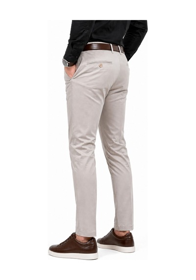 Lavetto Erkek Kanvas Pantolon Regular Kalıp Yazlık Bgl-st05408 Taş