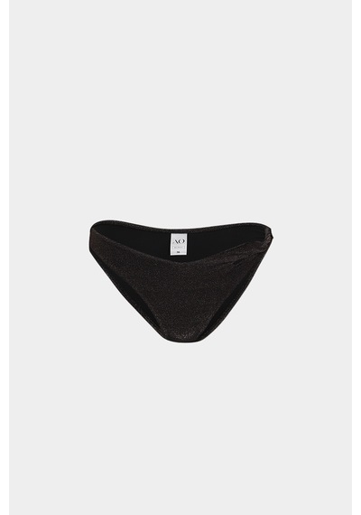 Açelyaokcu Premium Halat Detaylı Themıs Slim Fit Kadın Bikini Altı Siyah