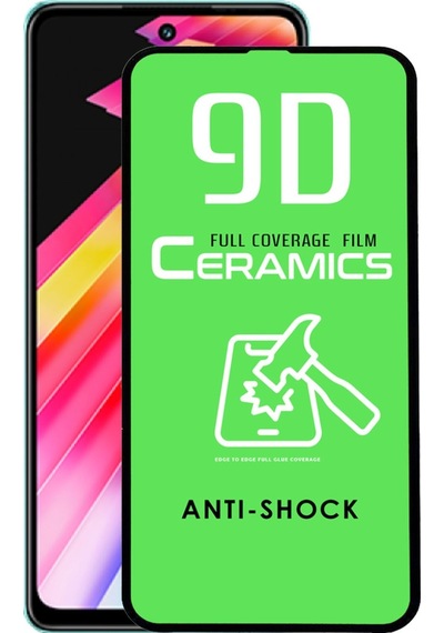 İnfinix Hot 30 Tam Kaplayan Seramik Nano Esnek Ekran Koruyucu Cam