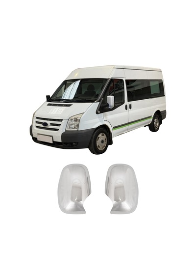 Ford Transit Uyumlu 1998-2002 Krom Ayna Kapağı 2 Parça Paslanmaz  Çelik