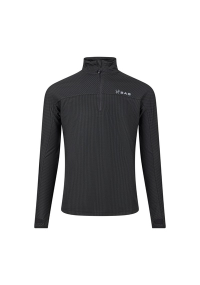 2as Kolima Yarım Fermuarlı Sweatshirt Siyah 001