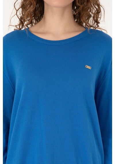 U.S. Polo Assn. U.s. Polo Assn. Kadın Kazak /triko 50313579-vr251 Koyu Mavi Melanj