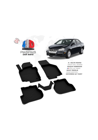 Audi A3 4d Havuzlu Paspas Omsa 2004 2005 2006 2007 2008 2009 2010 2011 2012