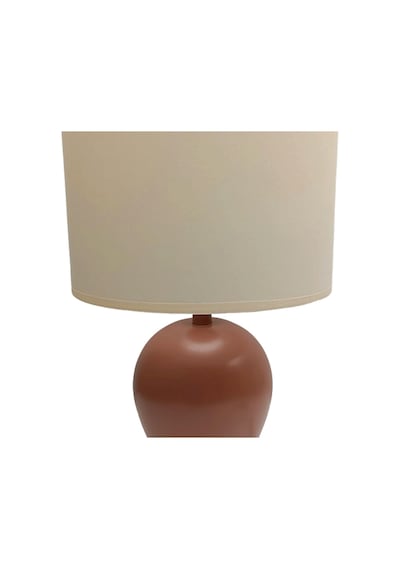 Minimal Polyester Abajur Gül Kurusu Gold