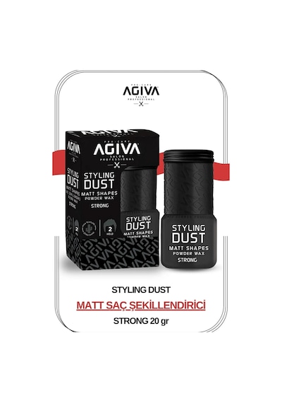 Agiva 02 Sert Tutuş Saç Şekillendirici Pudra Wax 2 x 20 G