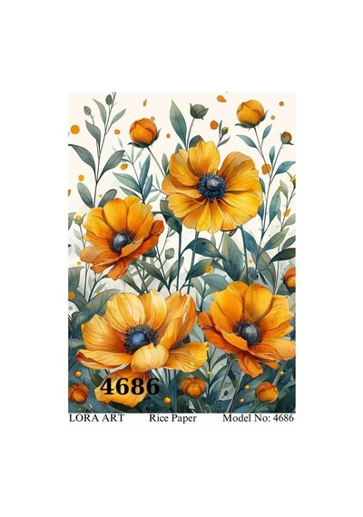 Lora Pirinç Dekopaj Kağıdı 4686