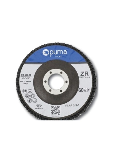Rayno Puma1152260 115mm Zirkonyum 60 Kum Flap Disk 20 Li