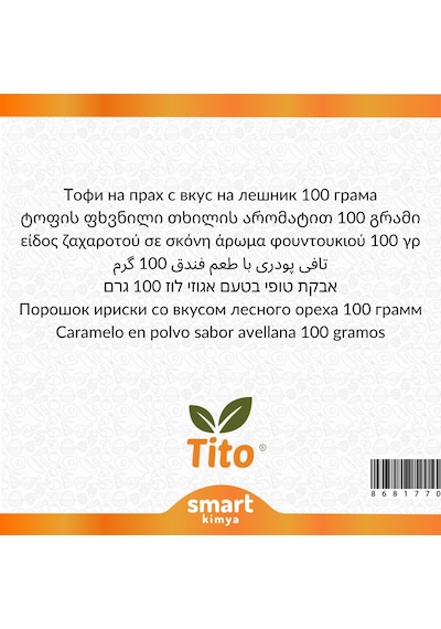 Tito Toz Toffee Fındık Aroması 100 G